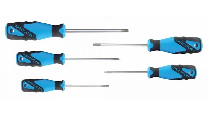 Gedore 2163 TX 3-C 5-delige Schroevendraaierset - 1482327 3 Gedore 2163 TX 3-C 5-delige Schroevendraaierset - 1482327