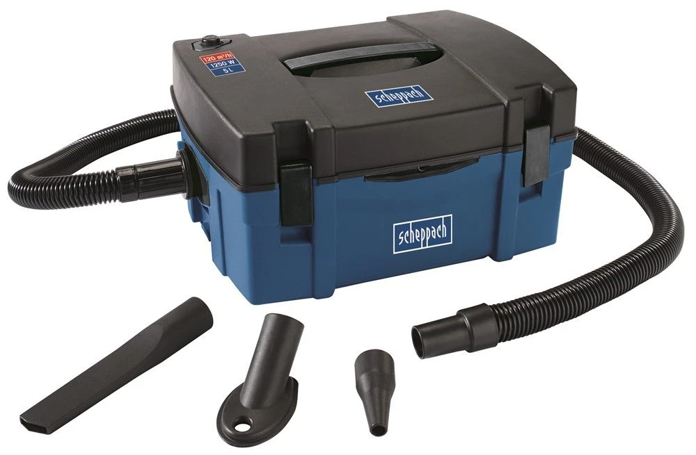 Scheppach HD2P Koffer Bouwstofzuiger - 1250W - 5L - 5906301901 3 Scheppach HD2P Koffer Bouwstofzuiger - 1250W - 5L - 5906301901