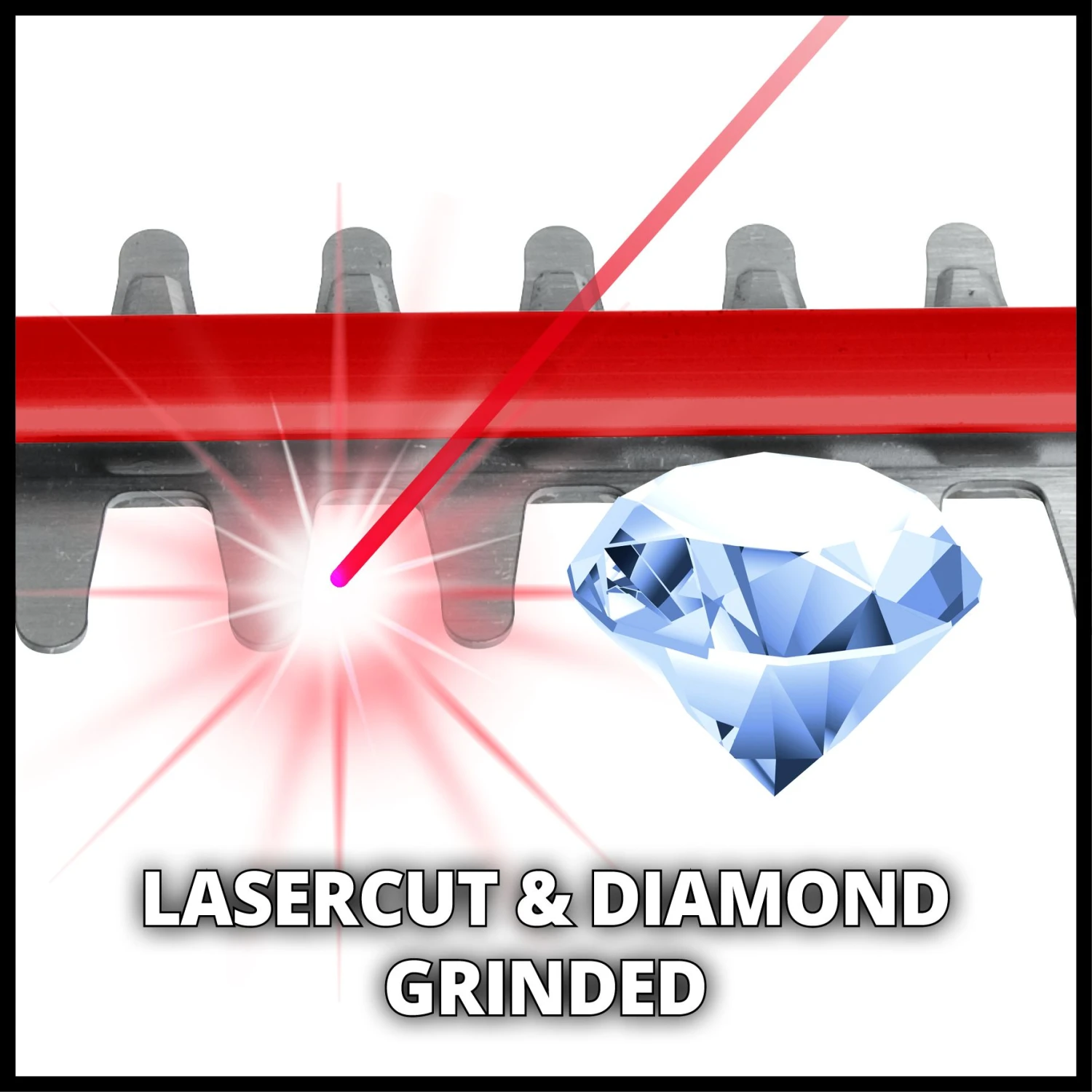 Einhell GC-CH 18/50 Li Solo Accu Heggenschaar - Power X-Change - 50cm 6 Einhell GC-CH 18/50 Li Solo Accu Heggenschaar - Power X-Change - 50cm - Afbeelding 4