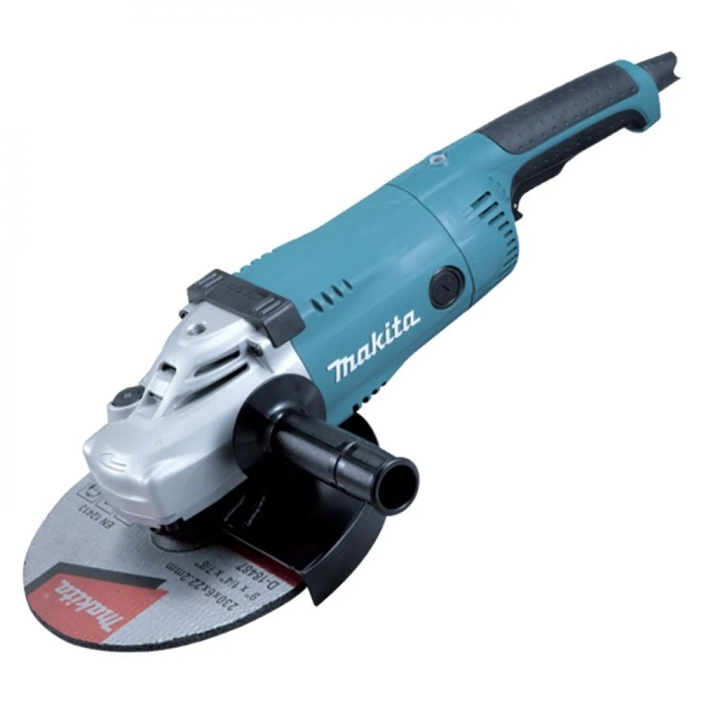 Makita GA9020RFK1 Haakse Slijper In Koffer - 2200W - 230mm - Softstart 4 Makita GA9020RFK1 Haakse Slijper In Koffer - 2200W - 230mm - Softstart - Afbeelding 2