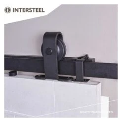 Intersteel 23.450.100 Schuifdeursysteem Basic Top - Mat Zwart