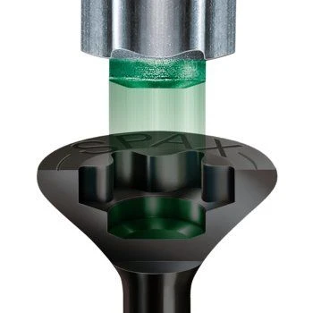 SPAX 1191040500203 Spaanplaatschroeven - Verzonken Multikop - 5 X 20 - Schroefdraad - T-STAR Plus T20 4-CUT - Zwart - 200 Stuks 4 SPAX 1191040500203 Spaanplaatschroeven - Verzonken Multikop - 5 X 20 - Schroefdraad - T-STAR Plus T20 4-CUT - Zwart - 200 Stuks - Afbeelding 2