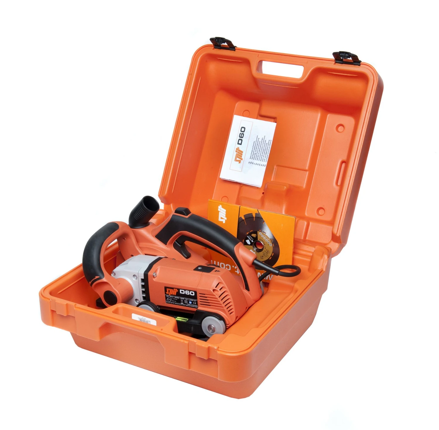 Spit D60 Sleuvenzaagmachine Set In Koffer - 1600W - 140mm - Incl. Diamantschijven 4 Spit D60 Sleuvenzaagmachine Set In Koffer - 1600W - 140mm - Incl. Diamantschijven - Afbeelding 2