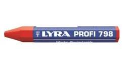 Lyra 4880017 Wasmerkkrijt Profi 798 - Rood (12st)