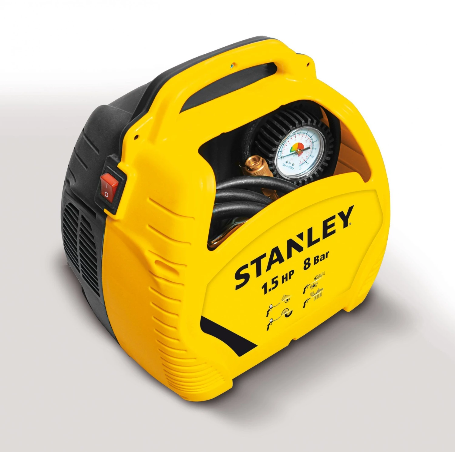 Stanley 8215190STN595 Compressor - 8bar - 1100W 5 Stanley 8215190STN595 Compressor - 8bar - 1100W - Afbeelding 3
