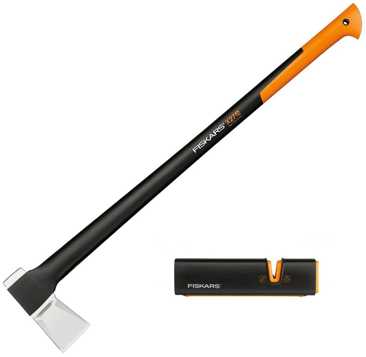 Fiskars X27 Kloofbijl XXL Incl. XSharp Bijl- En Messenslijper - 920mm 3 Fiskars X27 Kloofbijl XXL Incl. XSharp Bijl- En Messenslijper - 920mm