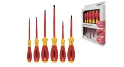 Wiha 320N K6 6-delige SoftFinish Electric Sleufkop/Phillips-Schroevendraaierset - 00833