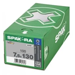 SPAX-Ra 1031010751305 Kozijnschroef, Cilinderkop, 7.5 X 130, Voldraad, T-STAR Plus TX30 - WIROX - 100 Stuks -HandelFix Winkel 2fa3764054b62eaf08c9ff91eef04f13