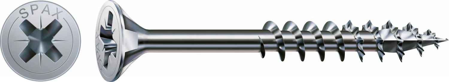 SPAX 291010500655 Universele Schroef, Verzonken Kop, 5 X 65, Deeldraad, Kruiskop Z2 - WIROX - 200 Stuks 3 SPAX 291010500655 Universele Schroef, Verzonken Kop, 5 X 65, Deeldraad, Kruiskop Z2 - WIROX - 200 Stuks