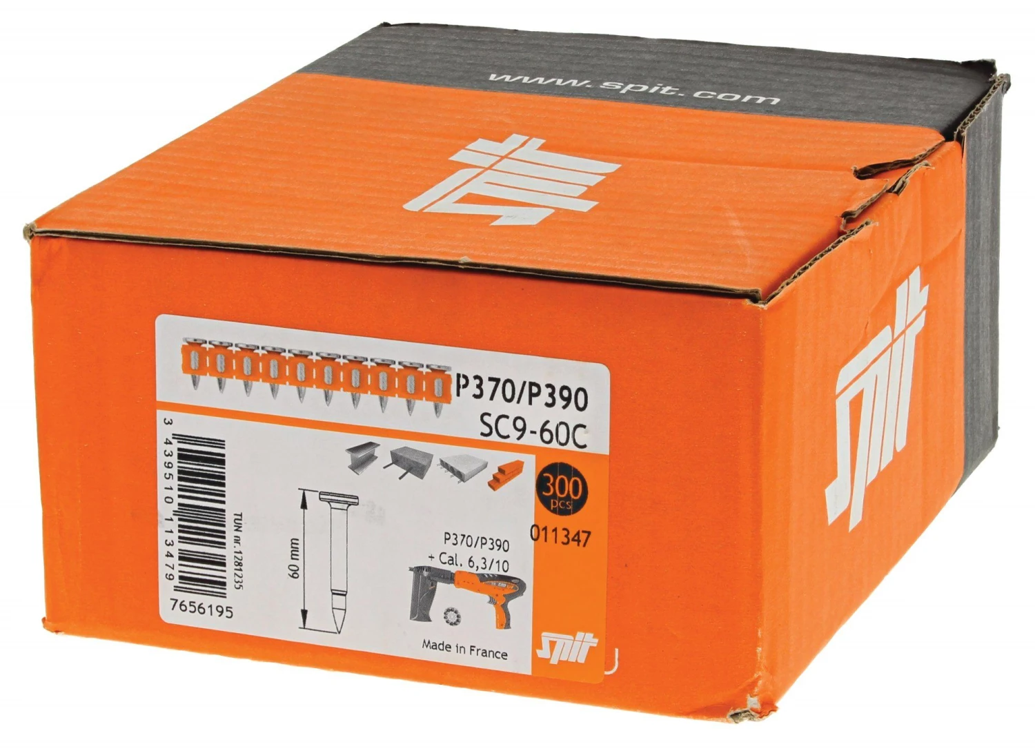 Spit 011342 Nagel Op Strip Sc9/25 - P370 C60 (500st) 4 Spit 011342 Nagel Op Strip Sc9/25 - P370 C60 (500st) - Afbeelding 2