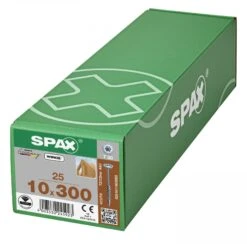 SPAX 251011003005 Hi-Force Schroef, Discuskop, 10 X 300, Deeldraad, T-STAR Plus TX50 - WIROX - 25 Stuks -HandelFix Winkel 3ae4435773bd13f4878a842919c47fc1