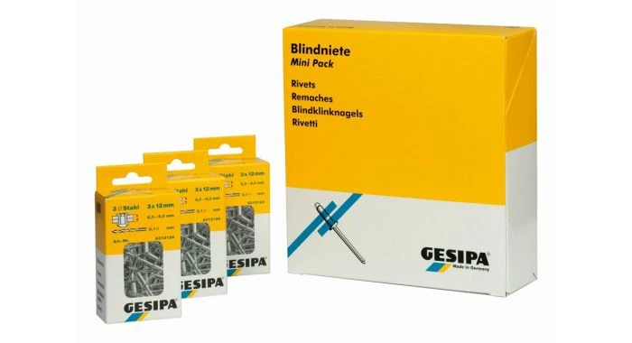 Gesipa 1433535 Mini-Pack Blindklinknagel - Platbolkop - AL/ST - 4 X 12 Mm (100st) 3 Gesipa 1433535 Mini-Pack Blindklinknagel - Platbolkop - AL/ST - 4 X 12 Mm (100st)