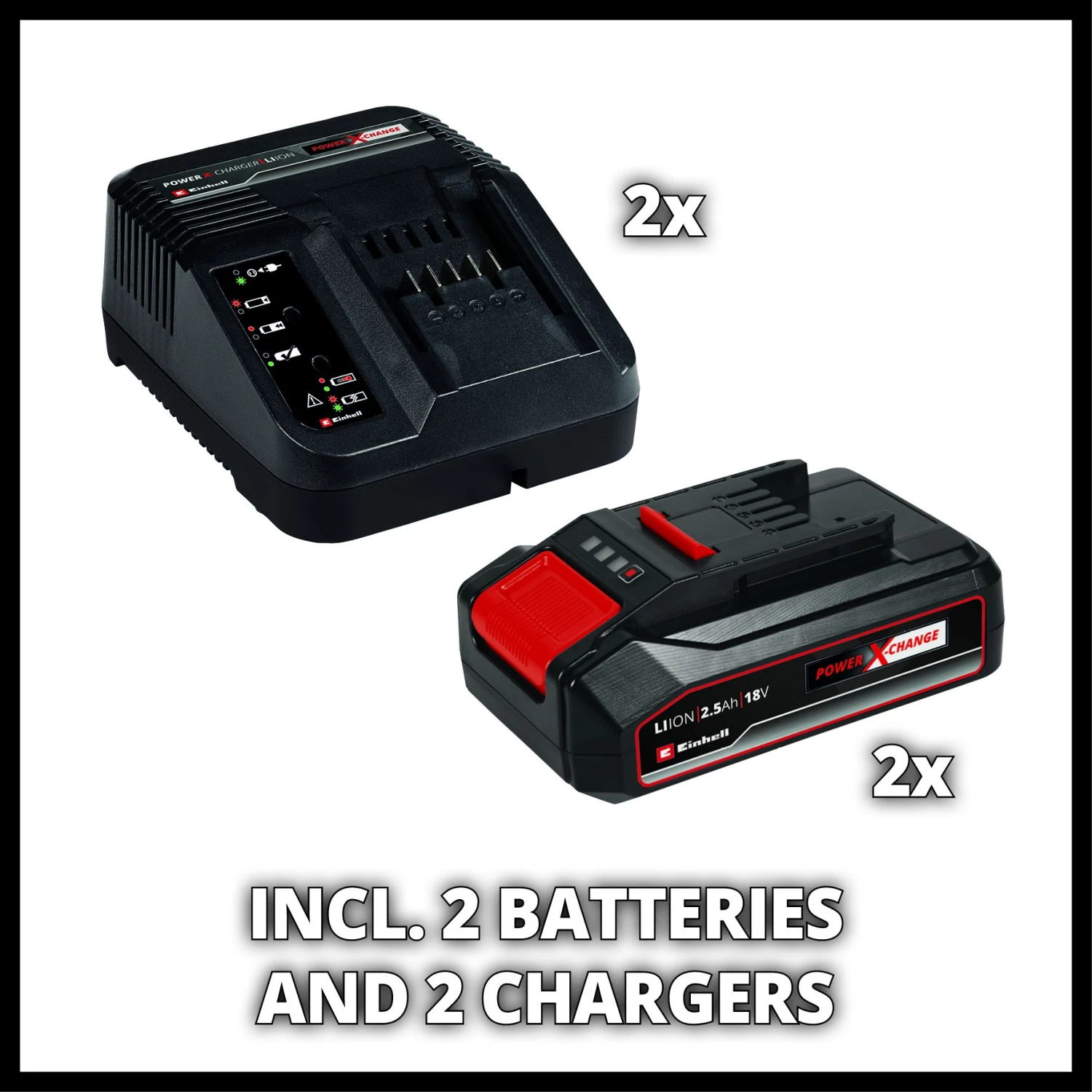 Einhell GE-CM 36/33 Li Kit (2x 2.5 Ah) Accu Grasmaaier - Power X-Change - 33cm 8 Einhell GE-CM 36/33 Li Kit (2x 2.5 Ah) Accu Grasmaaier - Power X-Change - 33cm - Afbeelding 6