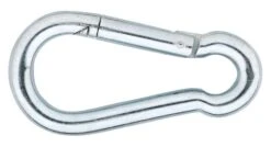 DX 8400.KRH.0910-ZB Karabijnhaak C-DIN 5299 - Verzinkt - 100 X 10mm