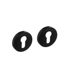 Intersteel 317887 Cilinderrozetten Verdekt - Met Nokken - 54x9mm - Zwart