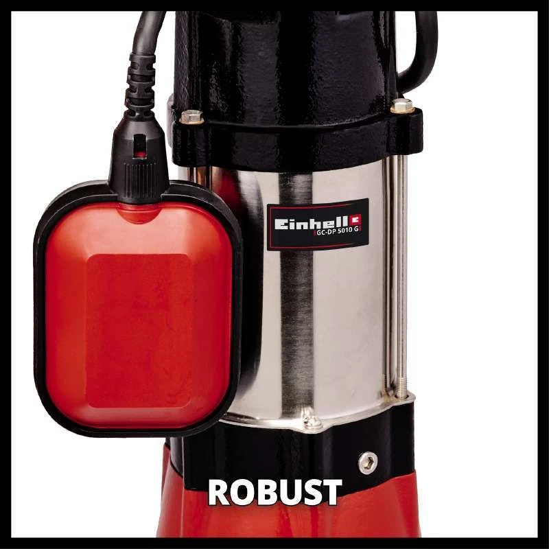 Einhell GC-DP 5010 G Vuilwaterpomp - 500W - 12.000l/uur - 4171421 4 Einhell GC-DP 5010 G Vuilwaterpomp - 500W - 12.000l/uur - 4171421 - Afbeelding 2