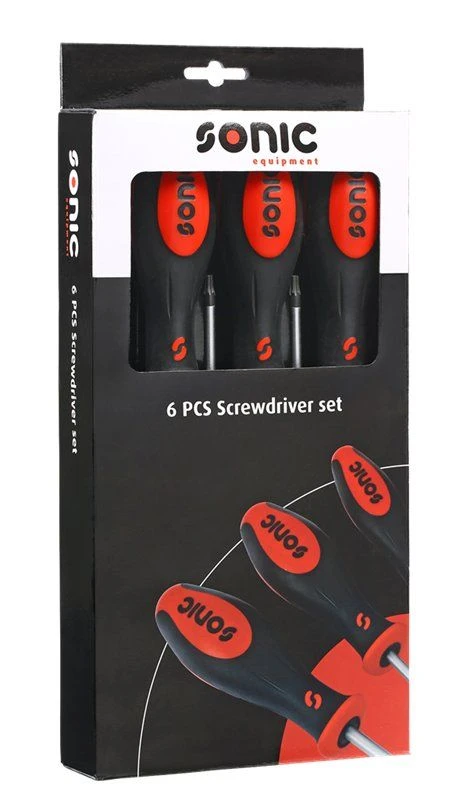Sonic 600618 Schroevendraaierset - 6 Delig 4 Sonic 600618 Schroevendraaierset - 6 Delig - Afbeelding 2