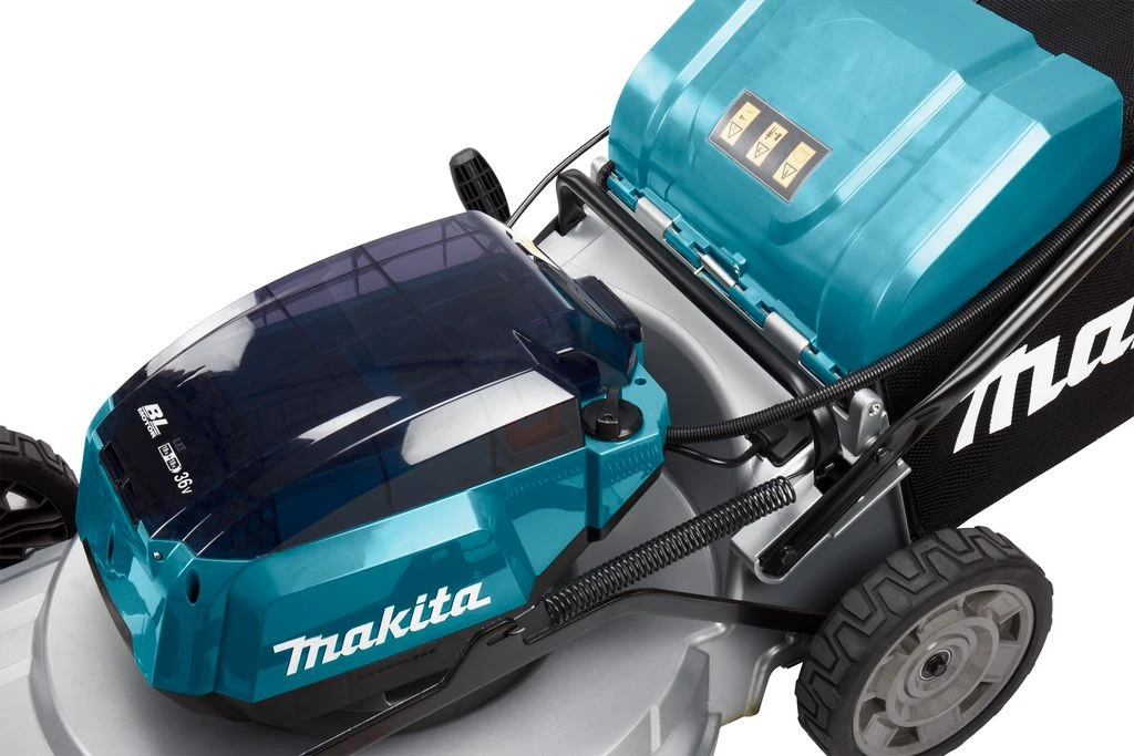 Makita DLM533Z 36V (2x 18V) Li-Ion Accu Grasmaaier Body - 53cm - Zelfrijdend - Koolborstelloos 9 Makita DLM533Z 36V (2x 18V) Li-Ion Accu Grasmaaier Body - 53cm - Zelfrijdend - Koolborstelloos - Afbeelding 7