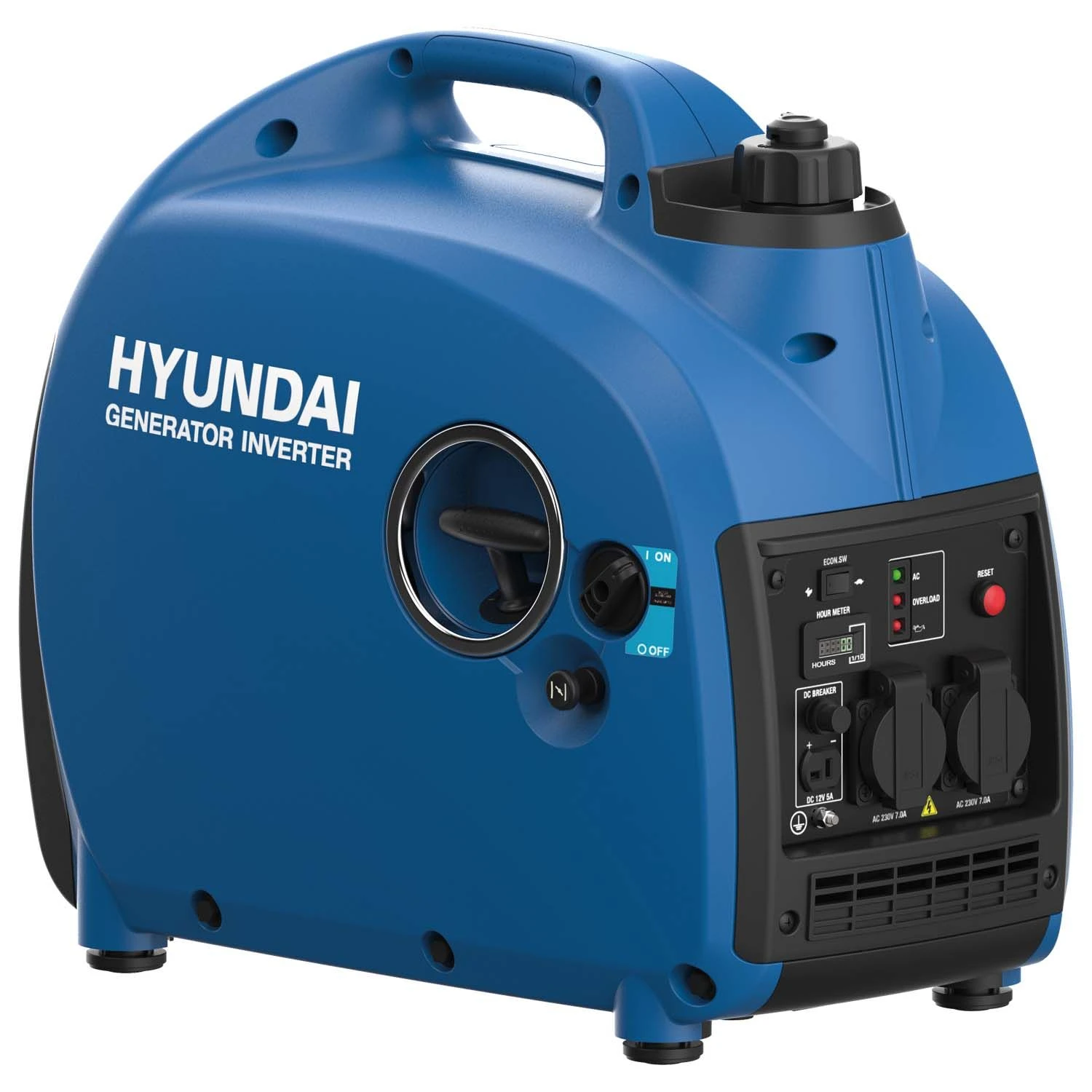 Hyundai HY2000Si Benzine Generator / Inverter Aggregaat - 2000W - 55011 3 Hyundai HY2000Si Benzine Generator / Inverter Aggregaat - 2000W - 55011