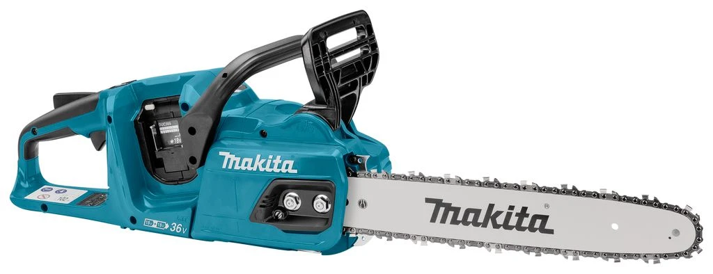 Makita DUC355PG4J 2x18V Li-Ion Accu Kettingzaag Set (4x 6,0Ah) Incl. Mbox - 35cm - Koolborstelloos 6 Makita DUC355PG4J 2x18V Li-Ion Accu Kettingzaag Set (4x 6,0Ah) Incl. Mbox - 35cm - Koolborstelloos - Afbeelding 4