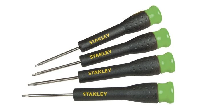 Stanley STHT0-62630 4-delige Precisie Schroevendraaierset - T6 / T7 / T8 / T9 (Torx) 3 Stanley STHT0-62630 4-delige Precisie Schroevendraaierset - T6 / T7 / T8 / T9 (Torx)
