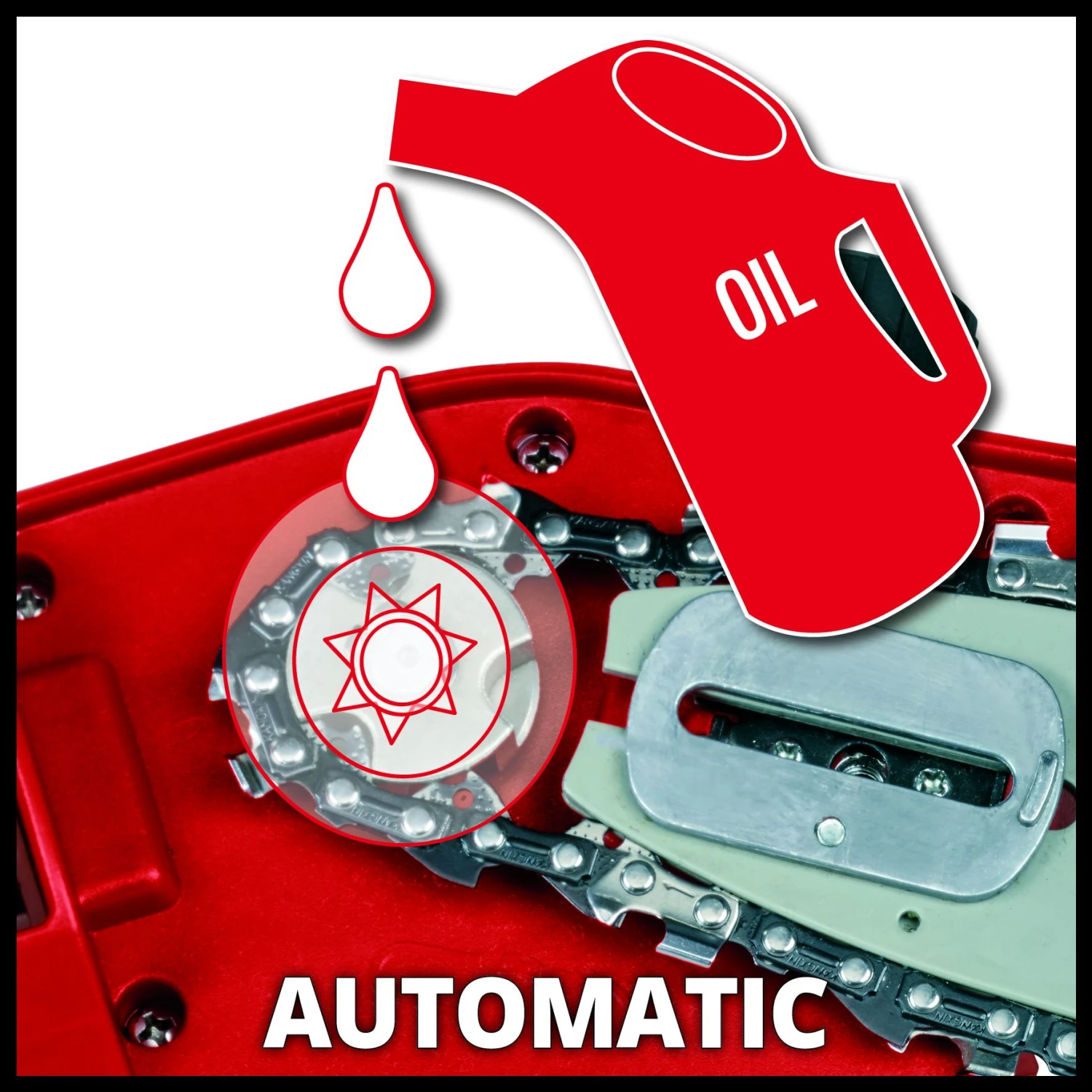 Einhell GC-EC 7520 T - Telescopische Kettingzaag - 750W - 20cm 9 Einhell GC-EC 7520 T - Telescopische Kettingzaag - 750W - 20cm - Afbeelding 7