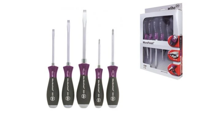 Wiha 5533 ZK5 5-delige MicroFinish Schroevendraaierset - Sleuf/Pozidrive - 29139 3 Wiha 5533 ZK5 5-delige MicroFinish Schroevendraaierset - Sleuf/Pozidrive - 29139