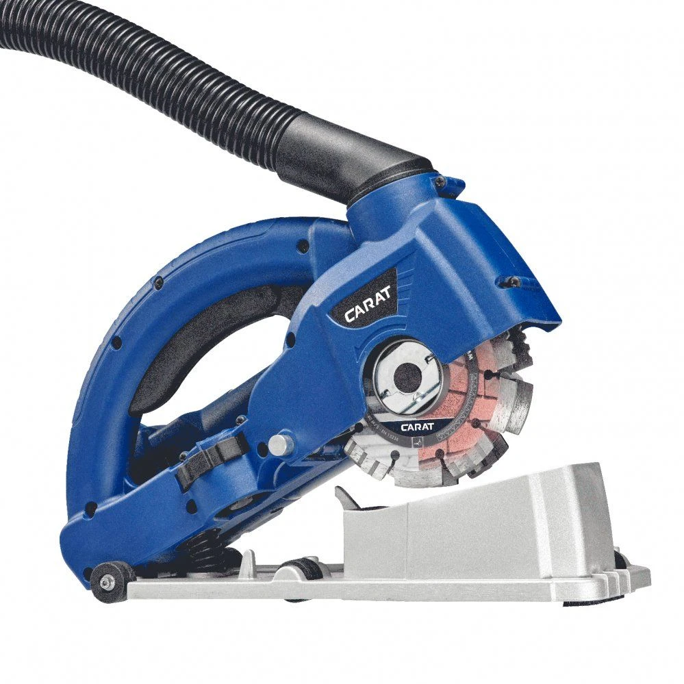 Carat SL-1255 Dustec Sleuvenzaagmachine Incl. 2 Diamantzaagbladen In Koffer - 1800W - 125 X 22,23mm 4 Carat SL-1255 Dustec Sleuvenzaagmachine Incl. 2 Diamantzaagbladen In Koffer - 1800W - 125 X 22,23mm - Afbeelding 2
