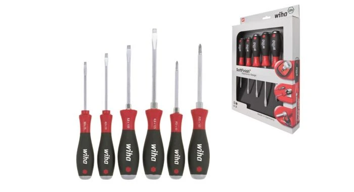 Wiha 530 ZK6 6-delige SoftFinish Schroevendraaierset - Sleuf/Pozidrive - 21251 3 Wiha 530 ZK6 6-delige SoftFinish Schroevendraaierset - Sleuf/Pozidrive - 21251