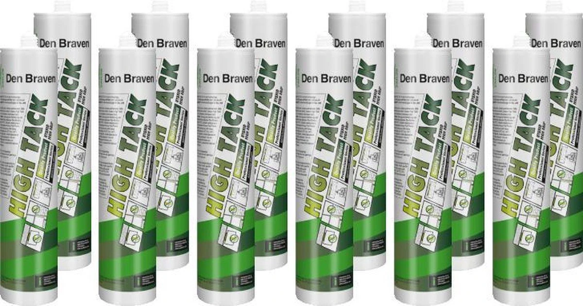 Zwaluw Den Braven Smartbox High Tack Constructie-/montagelijm In Koffer - Wit - 290ml (12st) 4 Zwaluw Den Braven Smartbox High Tack Constructie-/montagelijm In Koffer - Wit - 290ml (12st) - Afbeelding 2