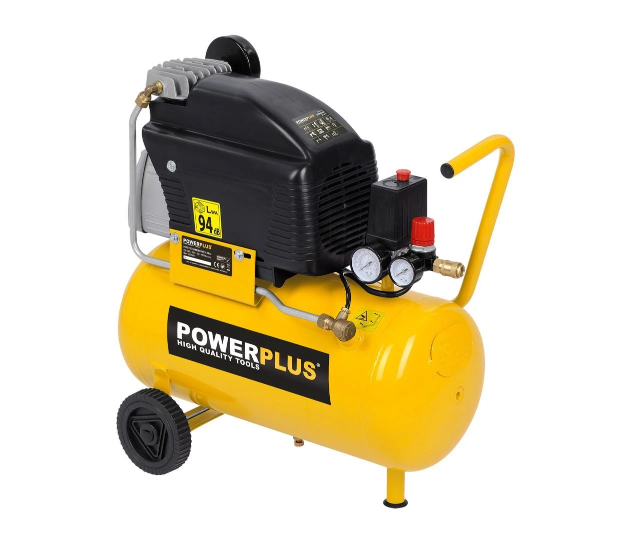 Powerplus POWX1735 Compressor - 1500W - 24L - Olie 7 Powerplus POWX1735 Compressor - 1500W - 24L - Olie - Afbeelding 5