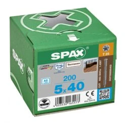 SPAX 537000500403 Terrasschroef, Cilinderkop, 5 X 40, Fixeerschroefdraad, T-STAR Plus TX25 - Blank - 200 Stuks 11 SPAX 537000500403 Terrasschroef, Cilinderkop, 5 X 40, Fixeerschroefdraad, T-STAR Plus TX25 - Blank - 200 Stuks -HandelFix Winkel 687d387ce7ae0b26aa103bbfda884f9d