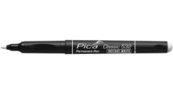 Pica PI53252 Classic Permanent Pen - Rond - Wit - 1-2mm