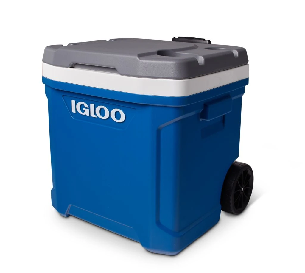 Igloo 34664 Latitude 60 Roller Koelbox Op Wielen Blue 6 Igloo 34664 Latitude 60 Roller Koelbox Op Wielen Blue - Afbeelding 4