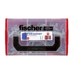 Fischer 534084 210-delige FixTainer Met SX Pluggen Met Schroeven - Ø6, Ø8, Ø10mm