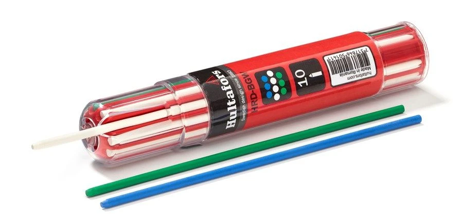 Hultafors HRD-BGW Vulpotlood Navulling (10st) - Blauw, Groen En Wit - 650140 3 Hultafors HRD-BGW Vulpotlood Navulling (10st) - Blauw, Groen En Wit - 650140
