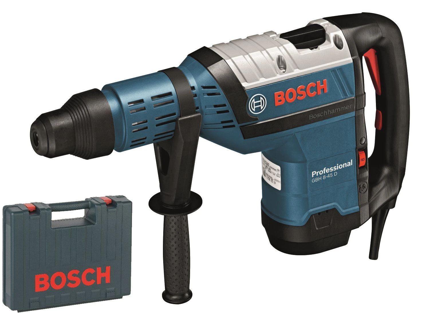 Bosch GBH 8-45 D SDS-max Combihamer In Koffer - 1500W - 12,5J - 0611265100 3 Bosch GBH 8-45 D SDS-max Combihamer In Koffer - 1500W - 12,5J - 0611265100