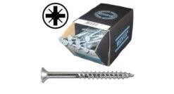 Wofix 0342066 Spaanplaatschroef PZ2 Verzinkt - 5.0 X 60 Mm (200st)