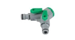 Silverline 444072 2-weg Waterverdeler - 3/4'' Naar 1/2'' - Mannelijk