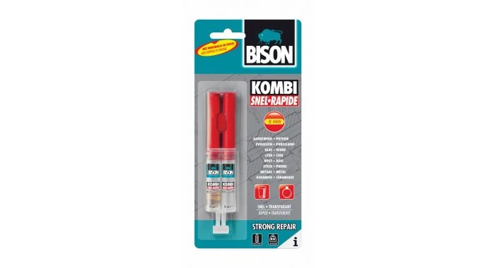 Bison 6305950 Kombi Snel 2-componentenlijm - 24ml 3 Bison 6305950 Kombi Snel 2-componentenlijm - 24ml