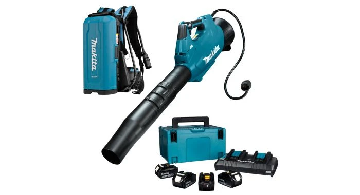 Makita UB001CT4X1 36V Li-Ion Accu Bladblazer Set (4x 5,0Ah) Connector Type - 900m³/h - Koolborstelloos 3 Makita UB001CT4X1 36V Li-Ion Accu Bladblazer Set (4x 5,0Ah) Connector Type - 900m³/h - Koolborstelloos