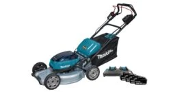 Makita DLM537PT4 (2X18V) Li-Ion Accu Grasmaaier Set (4x 5,0Ah) - 53cm - 70L - 2000 M²