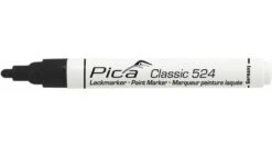 Pica 524/46-10 Lakmarker - Rond - Zwart - 2-4mm (10st)