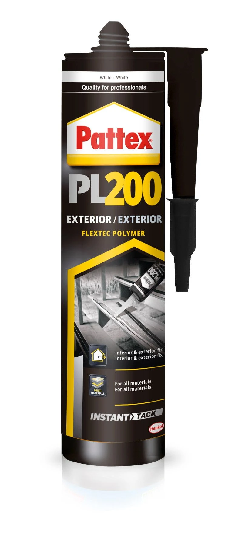 Pattex 2716244 PRO PL200 Polymeer 480 Gr - Montagekit 3 Pattex 2716244 PRO PL200 Polymeer 480 Gr - Montagekit