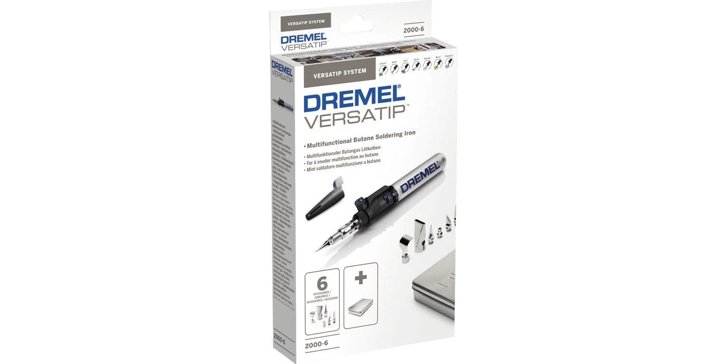 Dremel VersaTip 2000-6 Soldeerbout Op Butagas In Koffer - F0132000JA 4 Dremel VersaTip 2000-6 Soldeerbout Op Butagas In Koffer - F0132000JA - Afbeelding 2