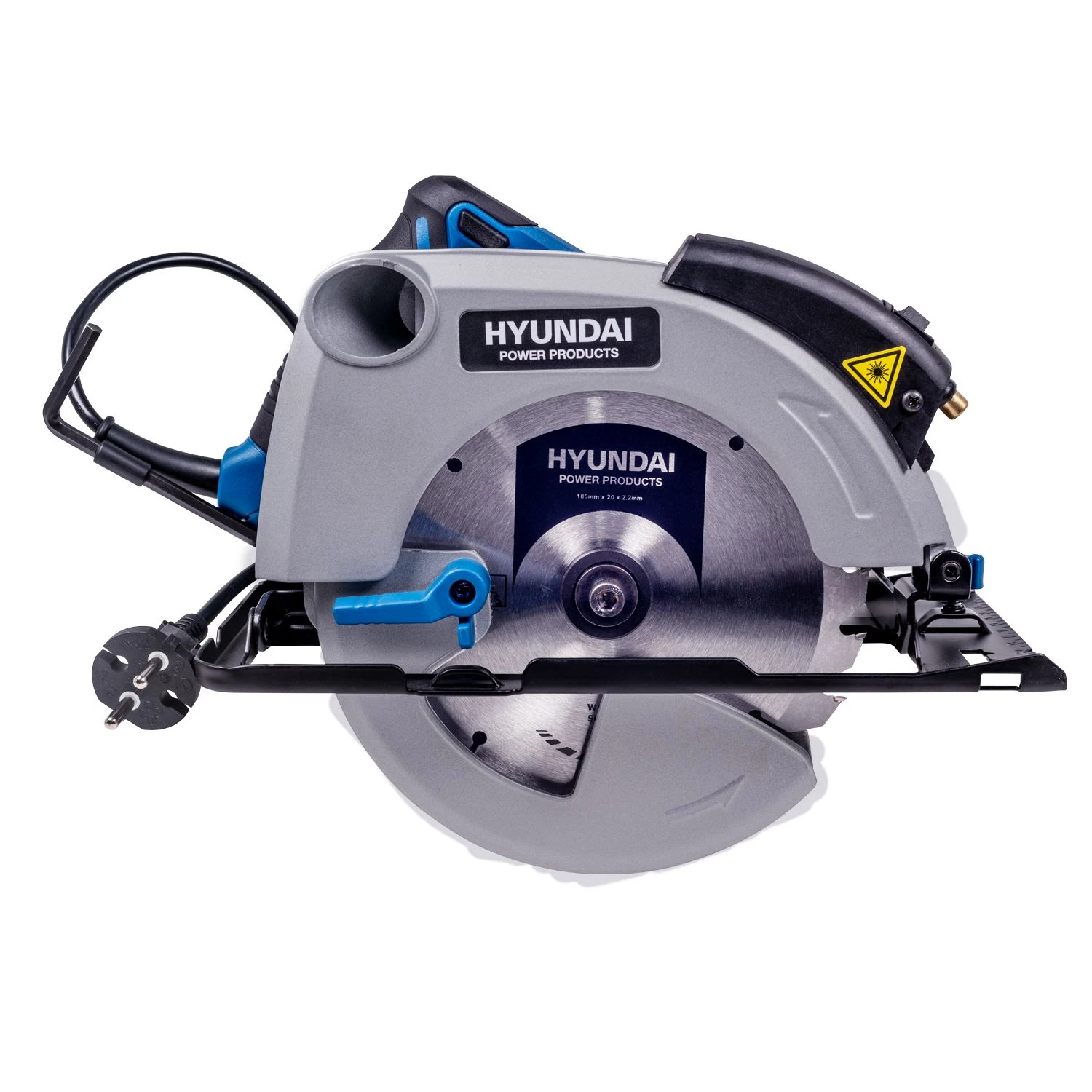 Hyundai 56215 Cirkelzaag - 185mm - 1500W Laser 4 Hyundai 56215 Cirkelzaag - 185mm - 1500W Laser - Afbeelding 2