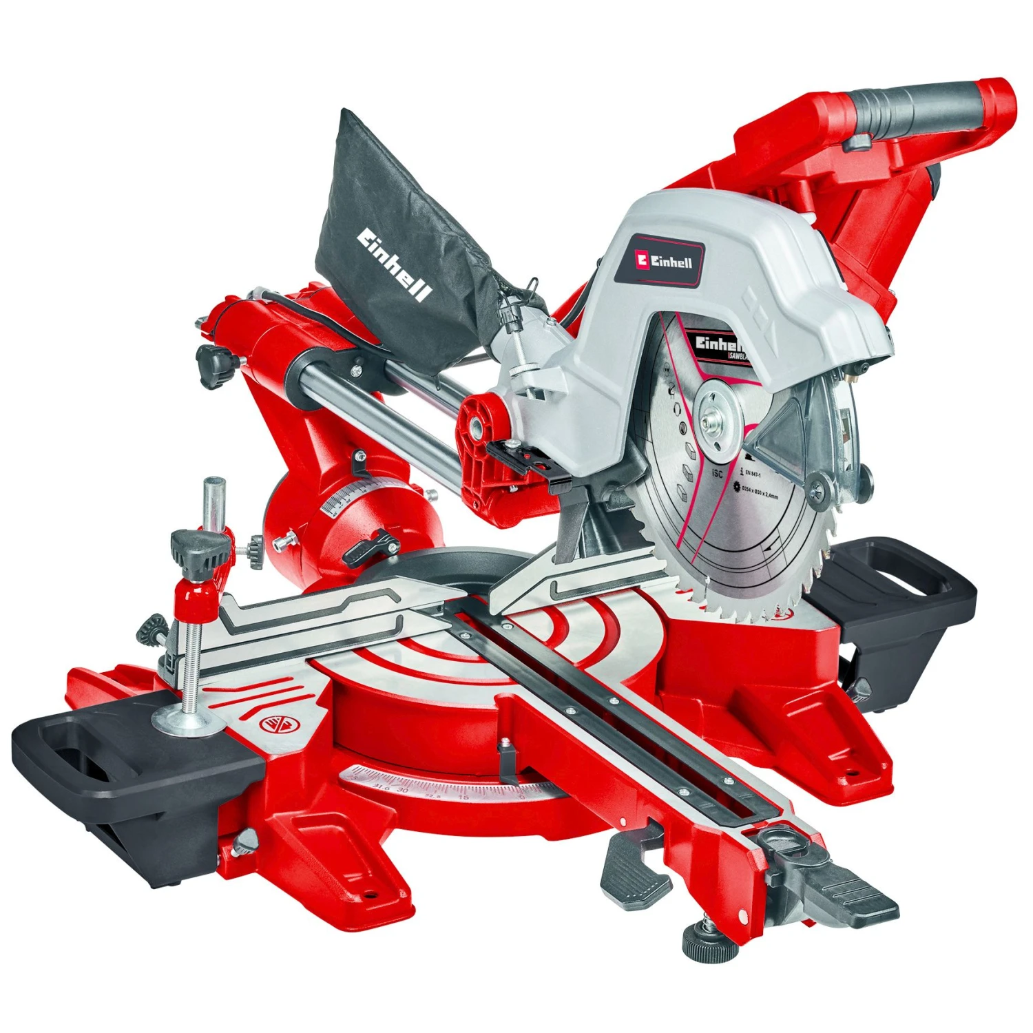 Einhell TE-SM 254 Radiaal Afkortzaag - 2100W - 254 X 30mm - 4300875 3 Einhell TE-SM 254 Radiaal Afkortzaag - 2100W - 254 X 30mm - 4300875