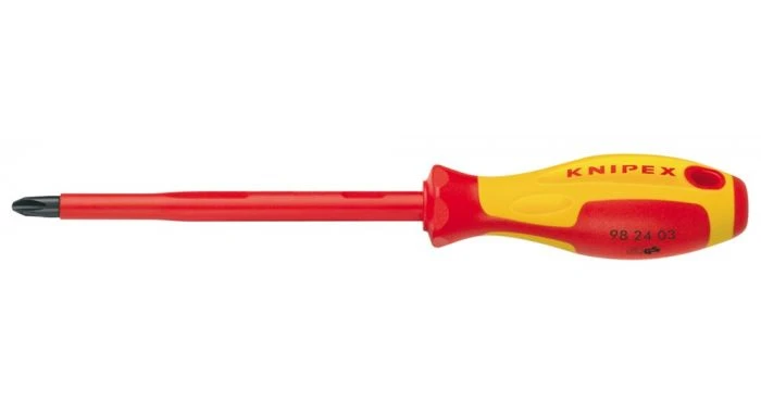 Knipex 98 24 02 Schroevendraaier - Phillips - PH2 X 100mm 3 Knipex 98 24 02 Schroevendraaier - Phillips - PH2 X 100mm