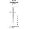 Dutack Fasteners 5410001 Snelbouwschroef Op Band - Fijn - PH2 - 3,9 X 25mm (1000st)