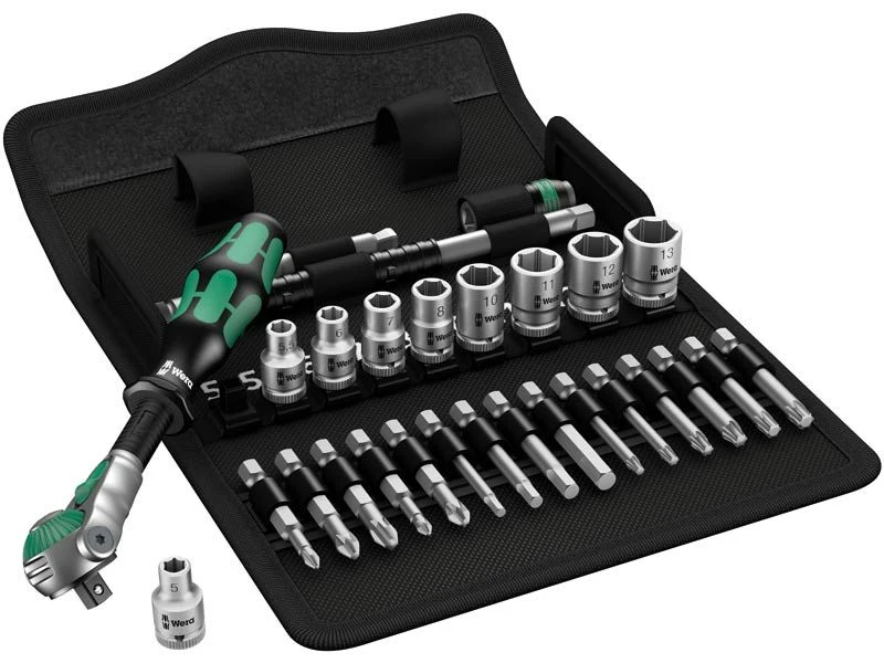 Wera 8100SA6 8100 SA 6 Zyklop 28-delige Dopsleutelset - 1/4'' 3 Wera 8100SA6 8100 SA 6 Zyklop 28-delige Dopsleutelset - 1/4''